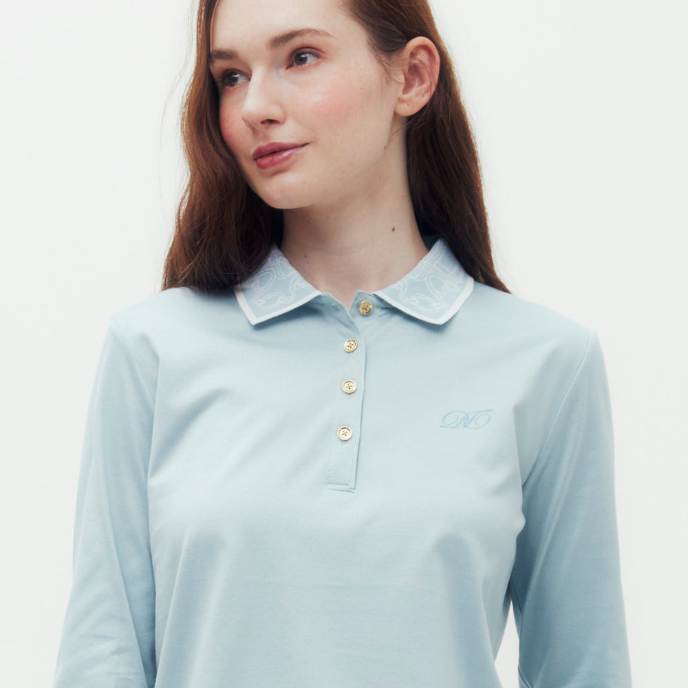 
                      
                        Rib Collar Polo Shirt
                      
                    