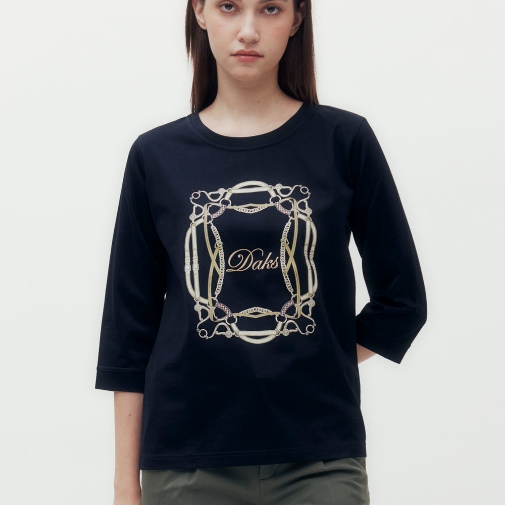 
                      
                        DAKS Logo Graphic T-Shirt
                      
                    