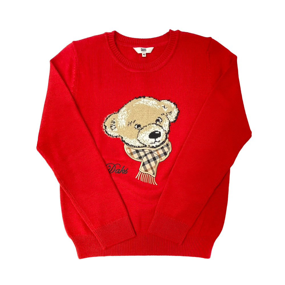 Muffler Bear Sweater DG L