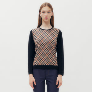 House Check Wool Sweater DGL