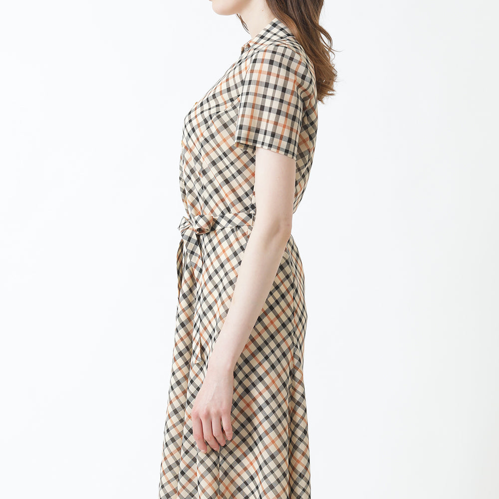 
                      
                        Bias House Check Dress
                      
                    