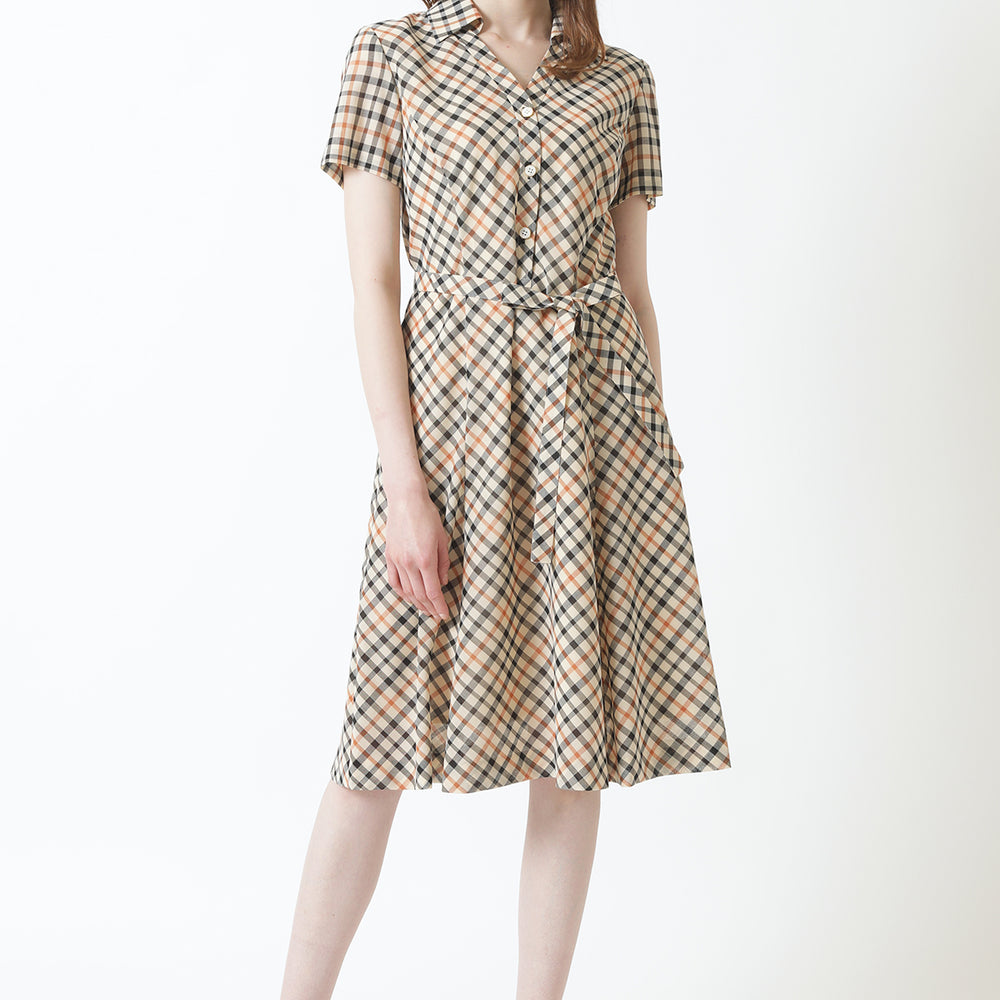 
                      
                        Bias House Check Dress
                      
                    