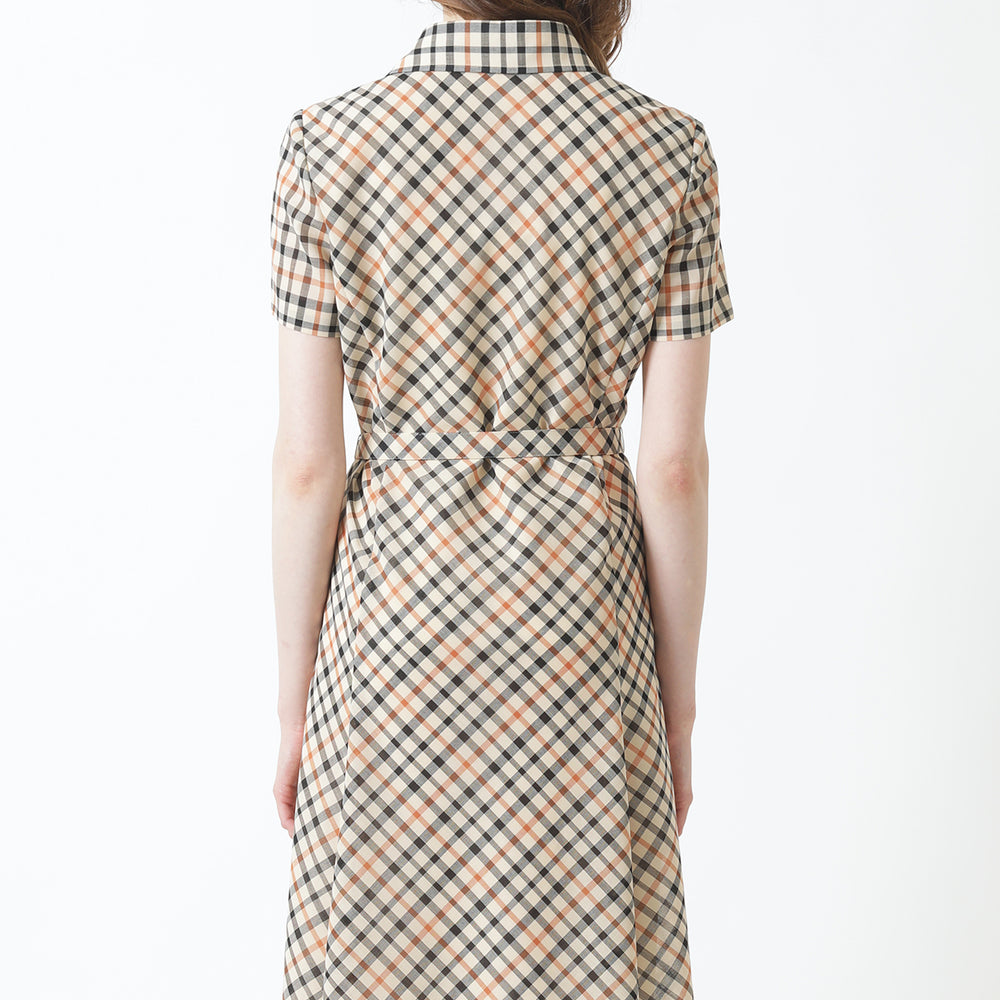 Bias House Check Dress
