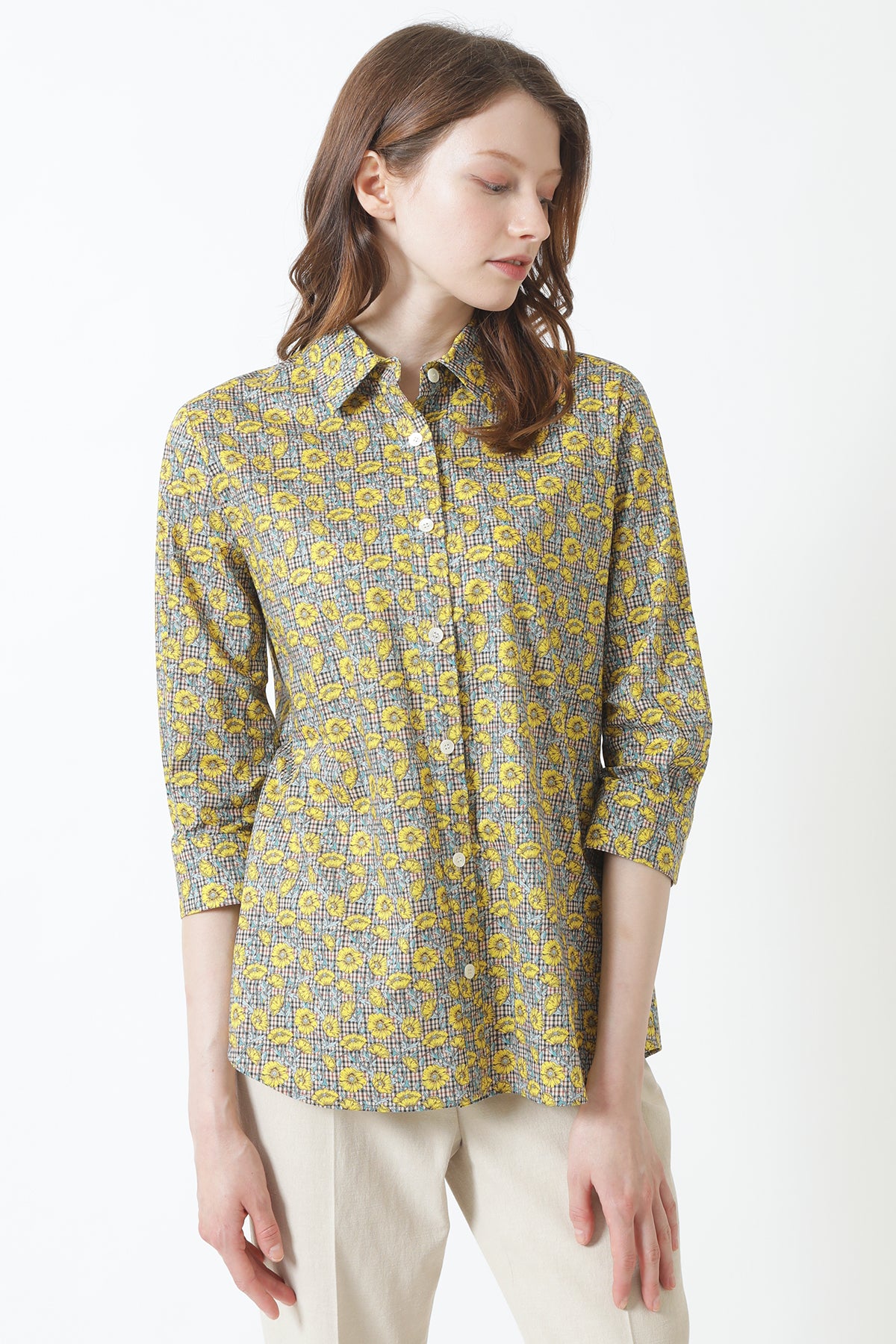 Liberty Print Relaxed Shirt Blouse