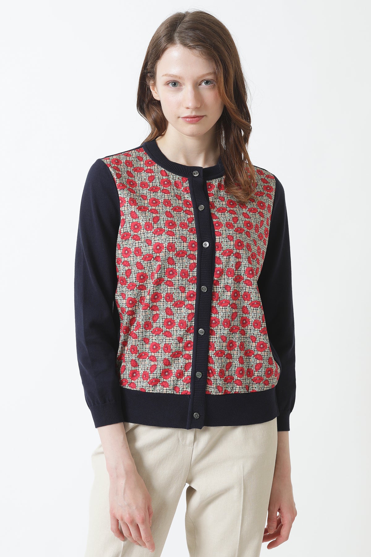 Liberty Print Knitted Cardigan