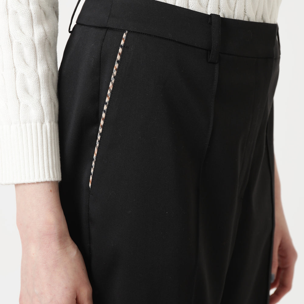 
                      
                        Straight Pants with Crease Details
                      
                    