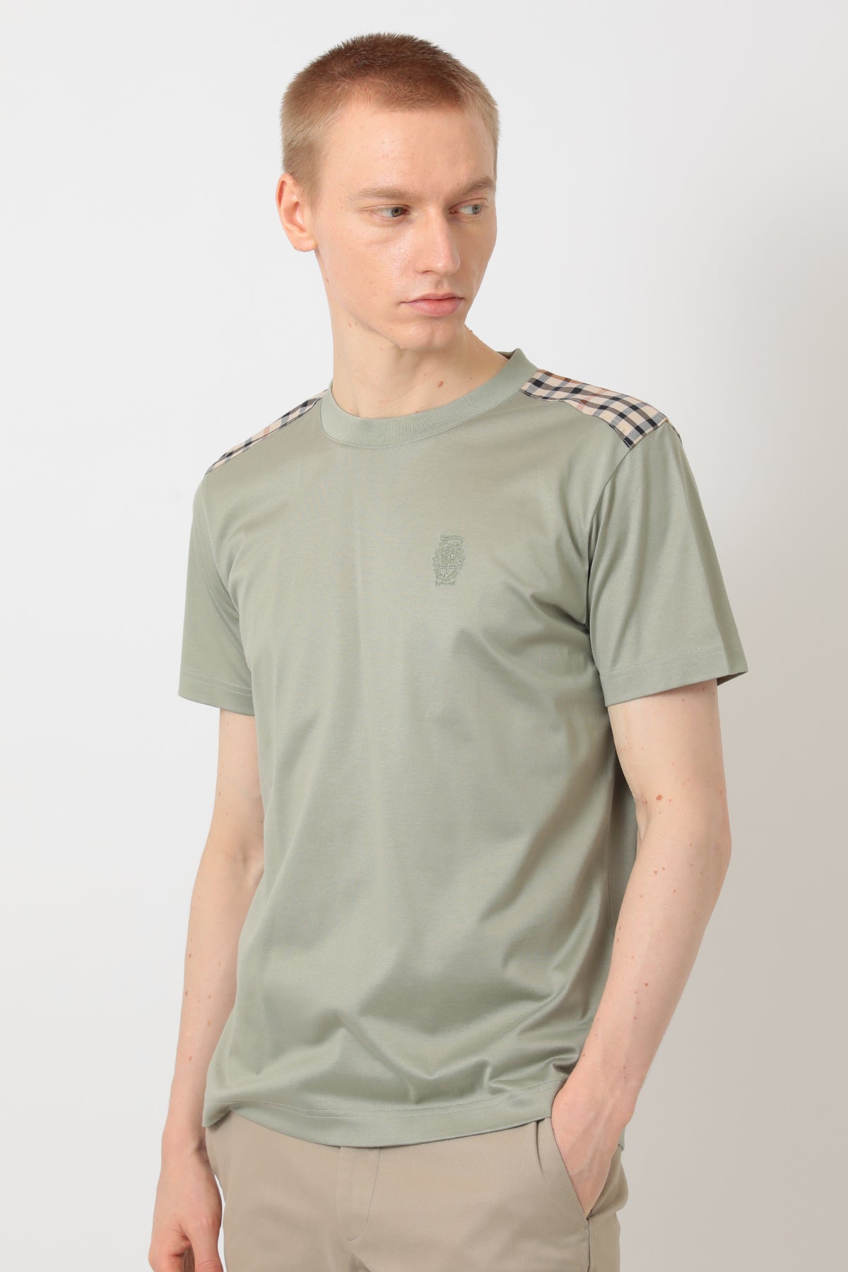 House Check Patch T-Shirt