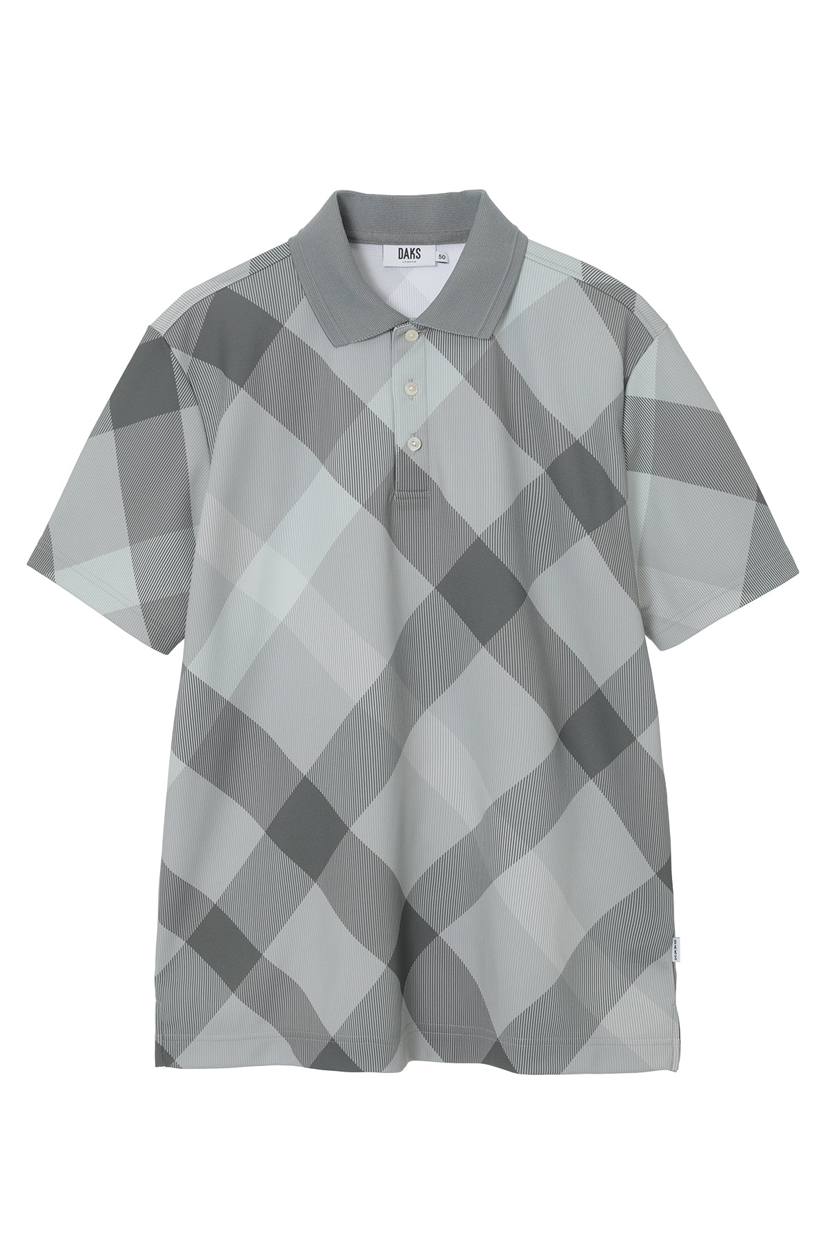 トップス NAMACHEKO Check-Pattern Polo Shirt NAMACHEKO Check-Pattern Polo Shirt