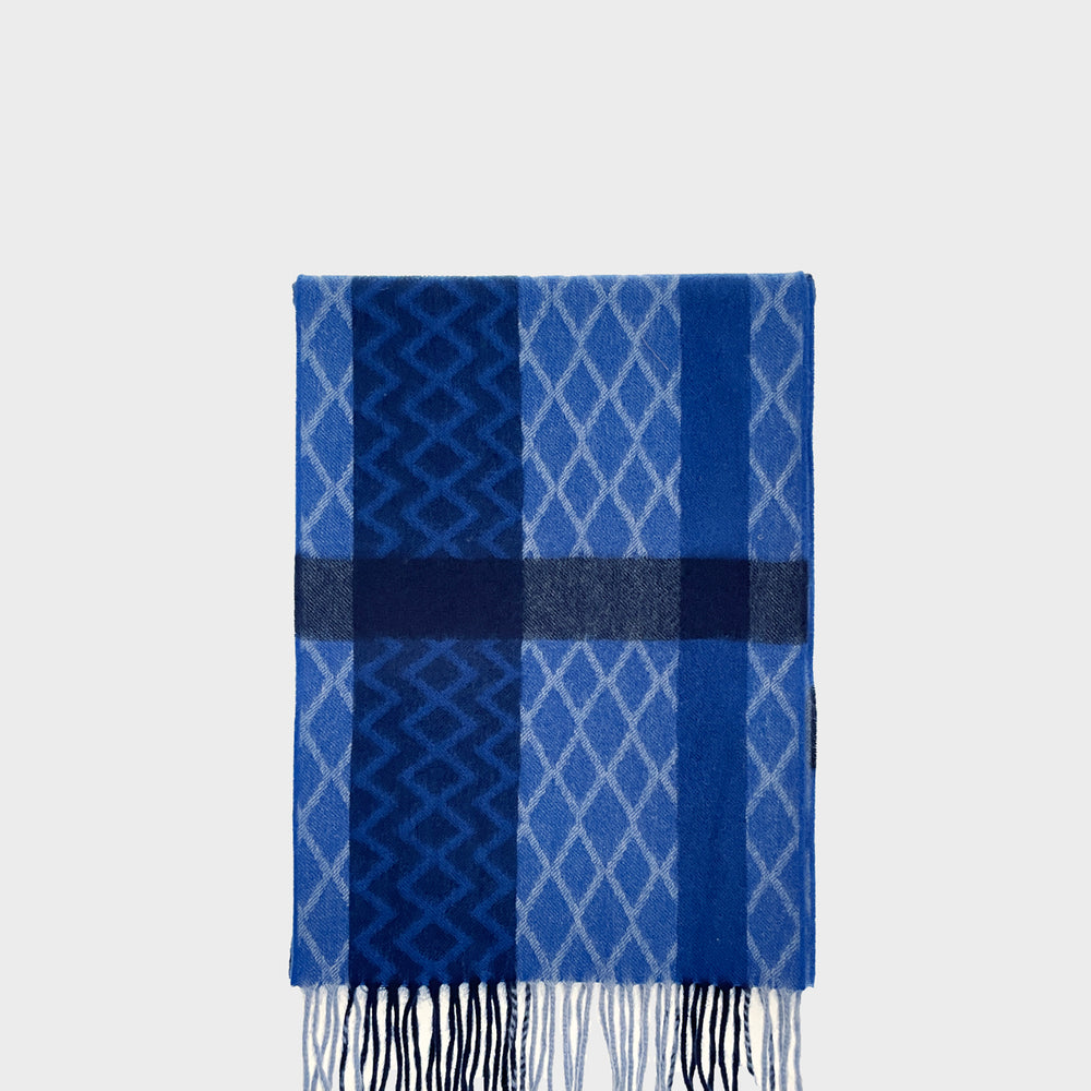 Geo Check Scarf