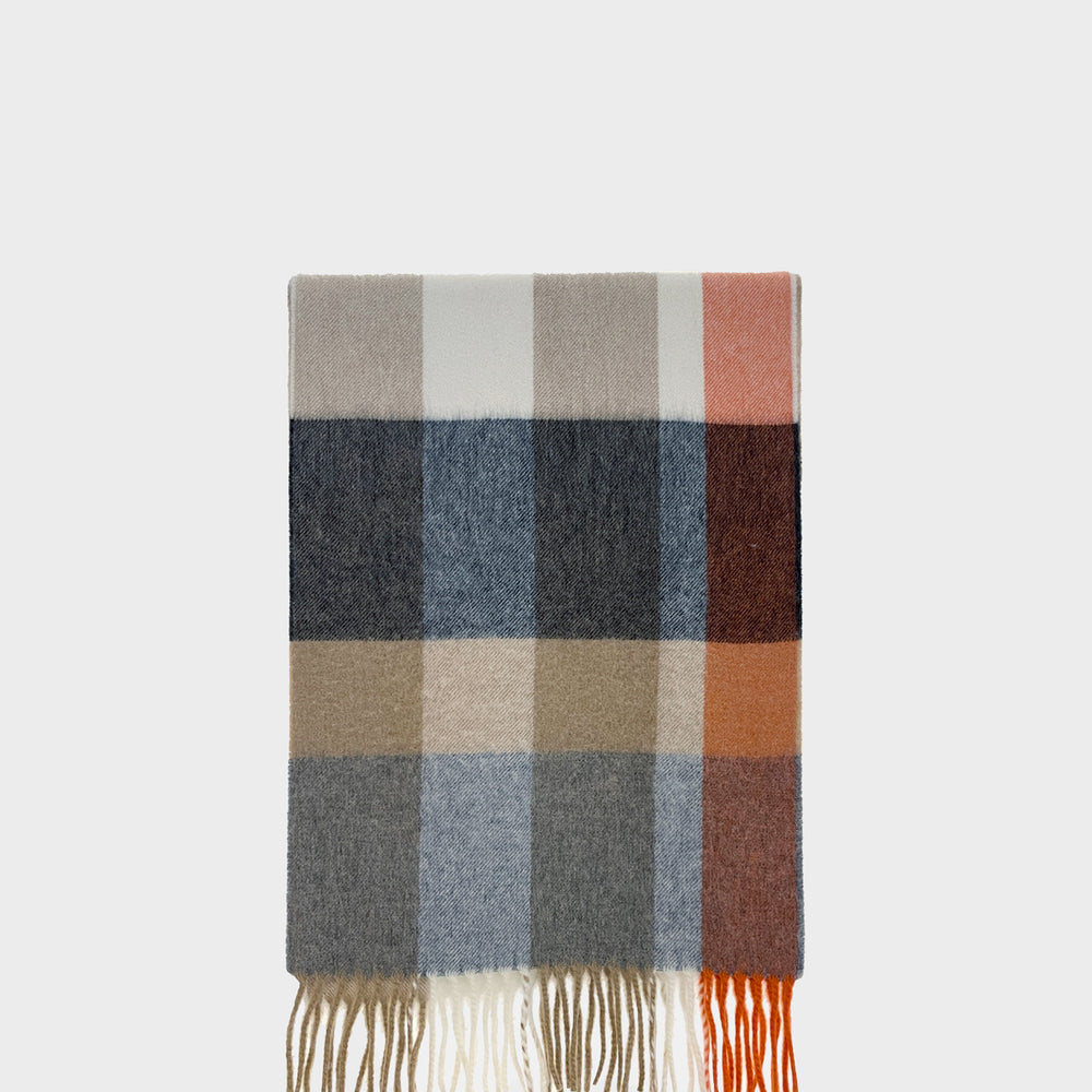 
                      
                        Large Check Scarf
                      
                    