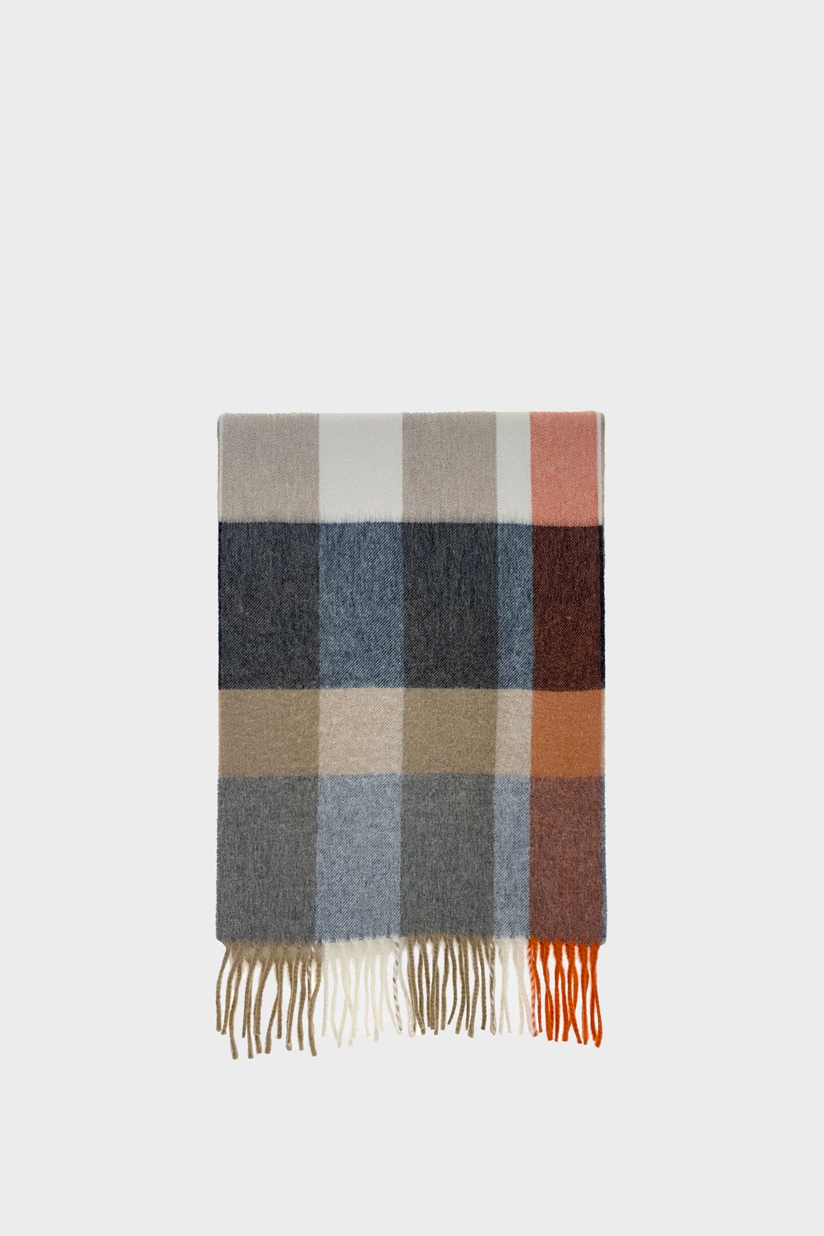 Large Check Scarf