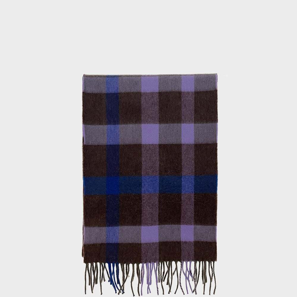 Large House Check Scarf