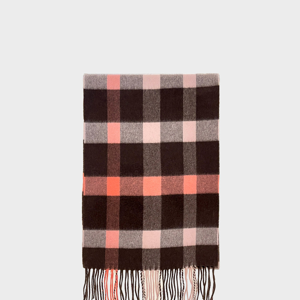 Large House Check Scarf