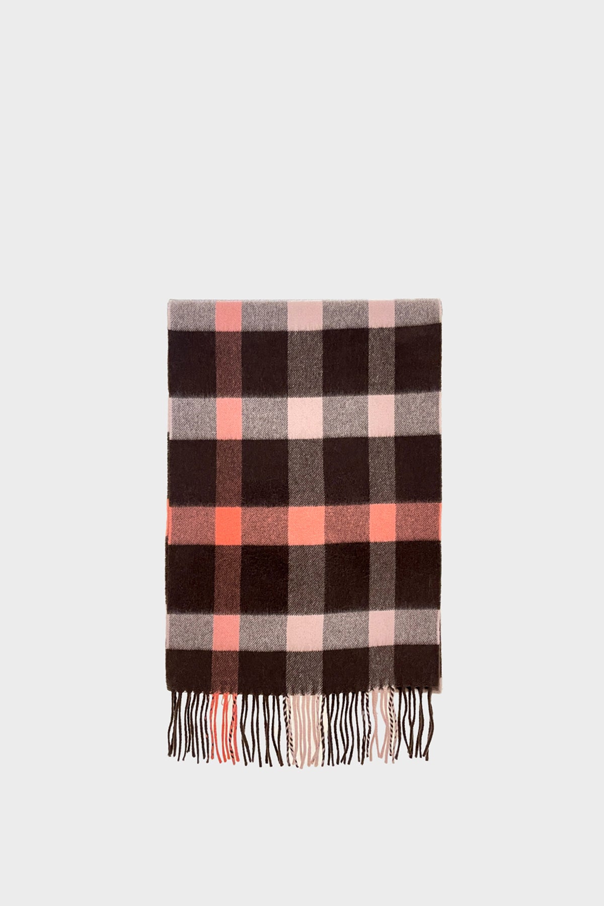 Large House Check Scarf