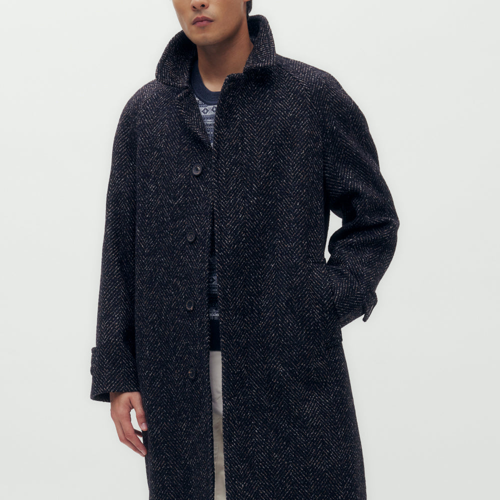 Kensington Herringbone Overcoat