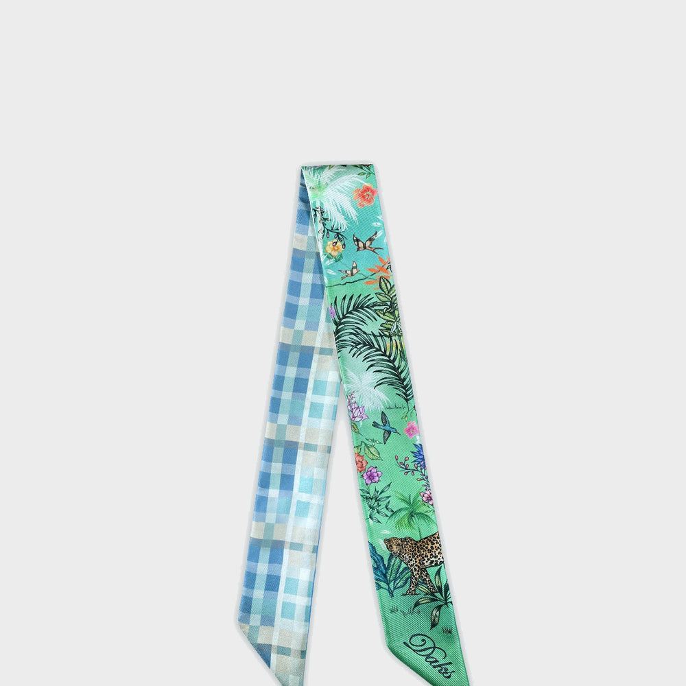 
                      
                        DAKS X World Land Trust Silk Scarf - Forest
                      
                    