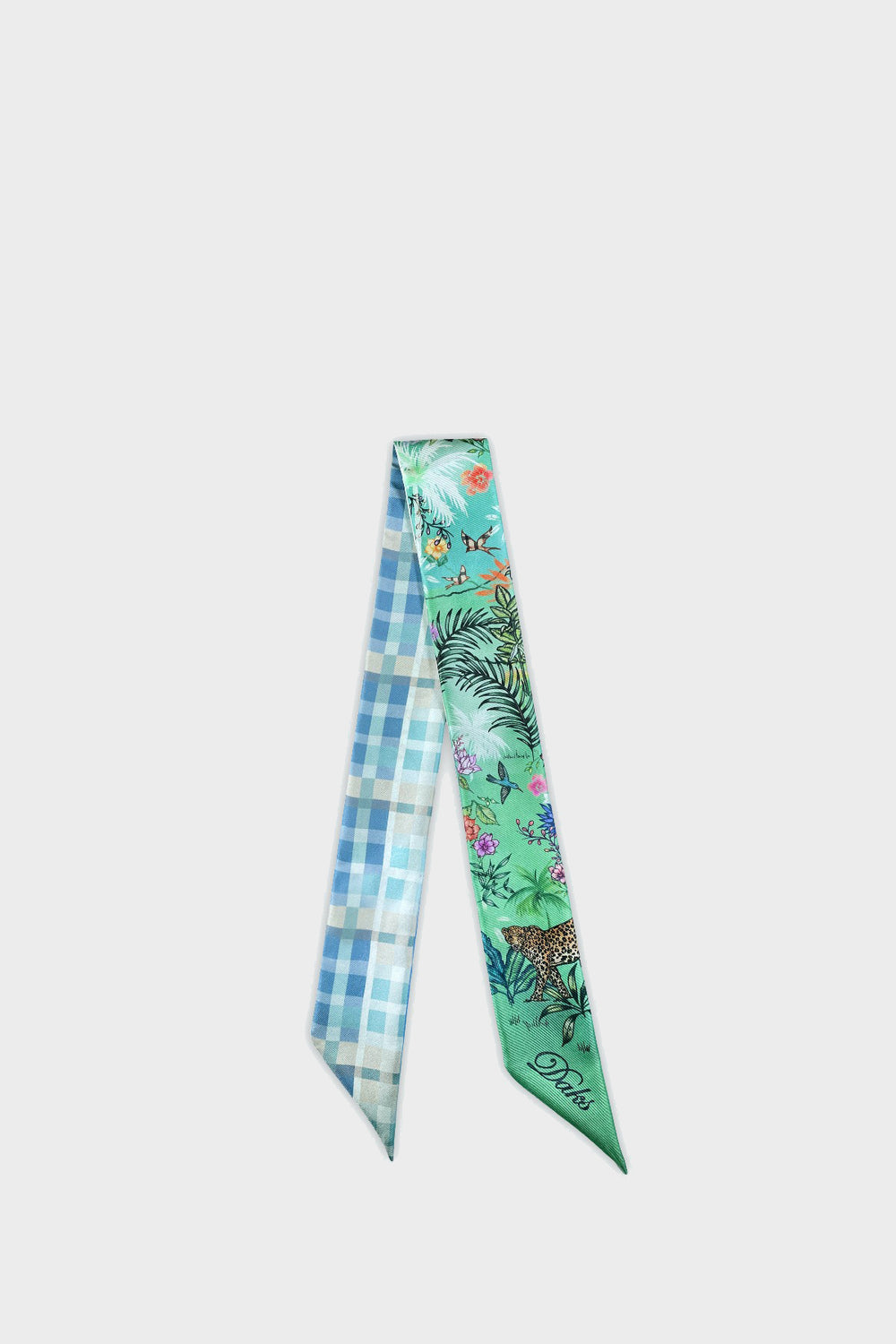 DAKS X World Land Trust Silk Scarf - Forest