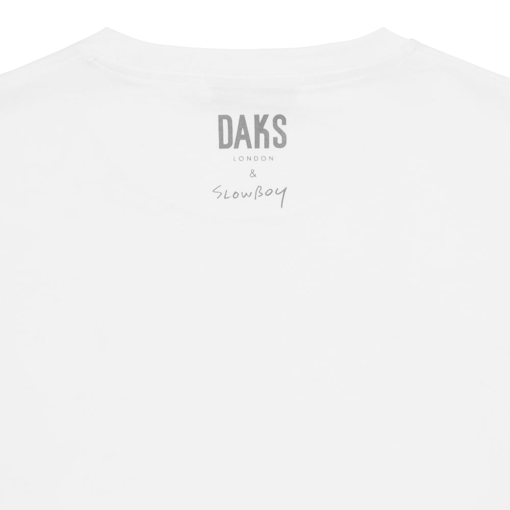 
                      
                        DAKS X Mr Slowboy Anniversary T-Shirt 'Boater'
                      
                    