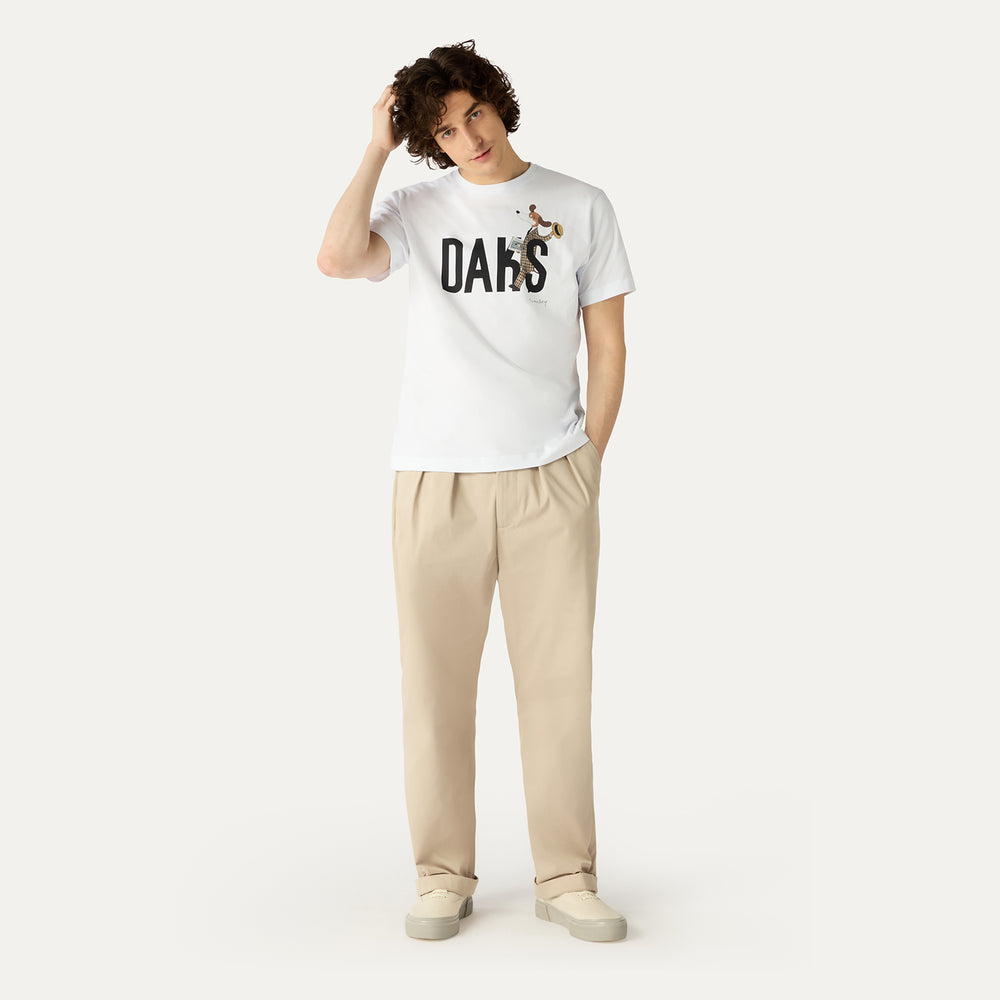 
                      
                        DAKS X Mr Slowboy Anniversary T-Shirt 'Boater'
                      
                    