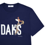 DAKS X Mr Slowboy Anniversary T-Shirt 'Boater' Navy