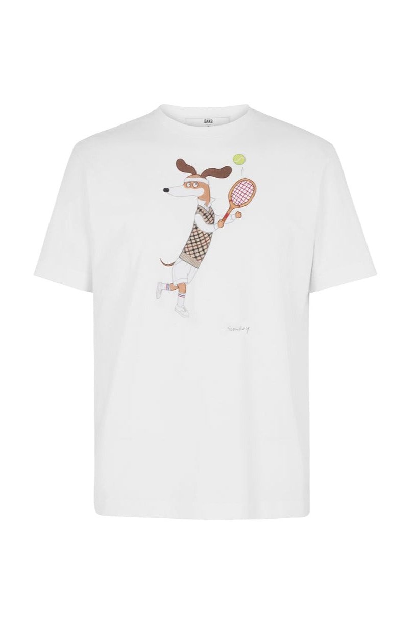 DAKS X Mr Slowboy Anniversary T-Shirt 'Tennis'