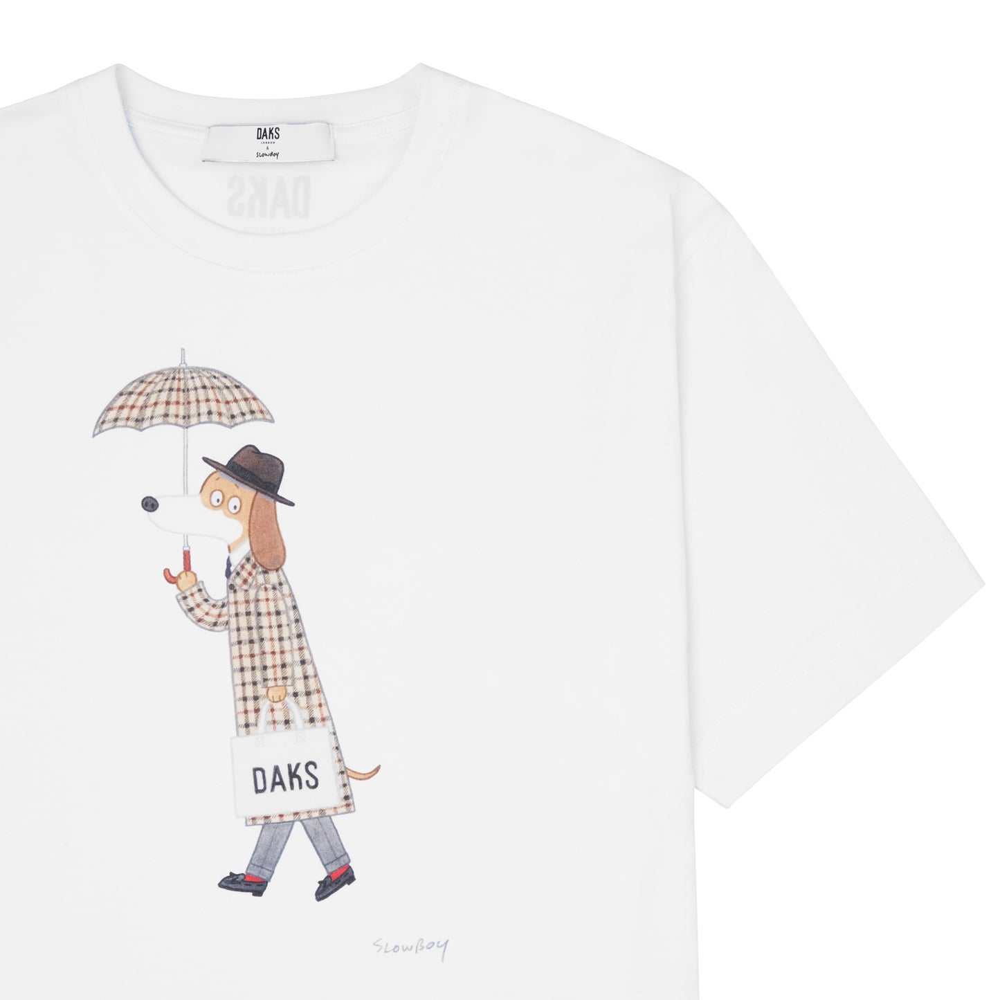DAKS X Mr Slowboy Anniversary T-Shirt 'Rain' DAKS M