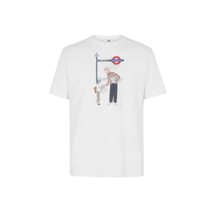 DAKS X Mr Slowboy Anniversary T Shirt 'Tube Station' DAKS M