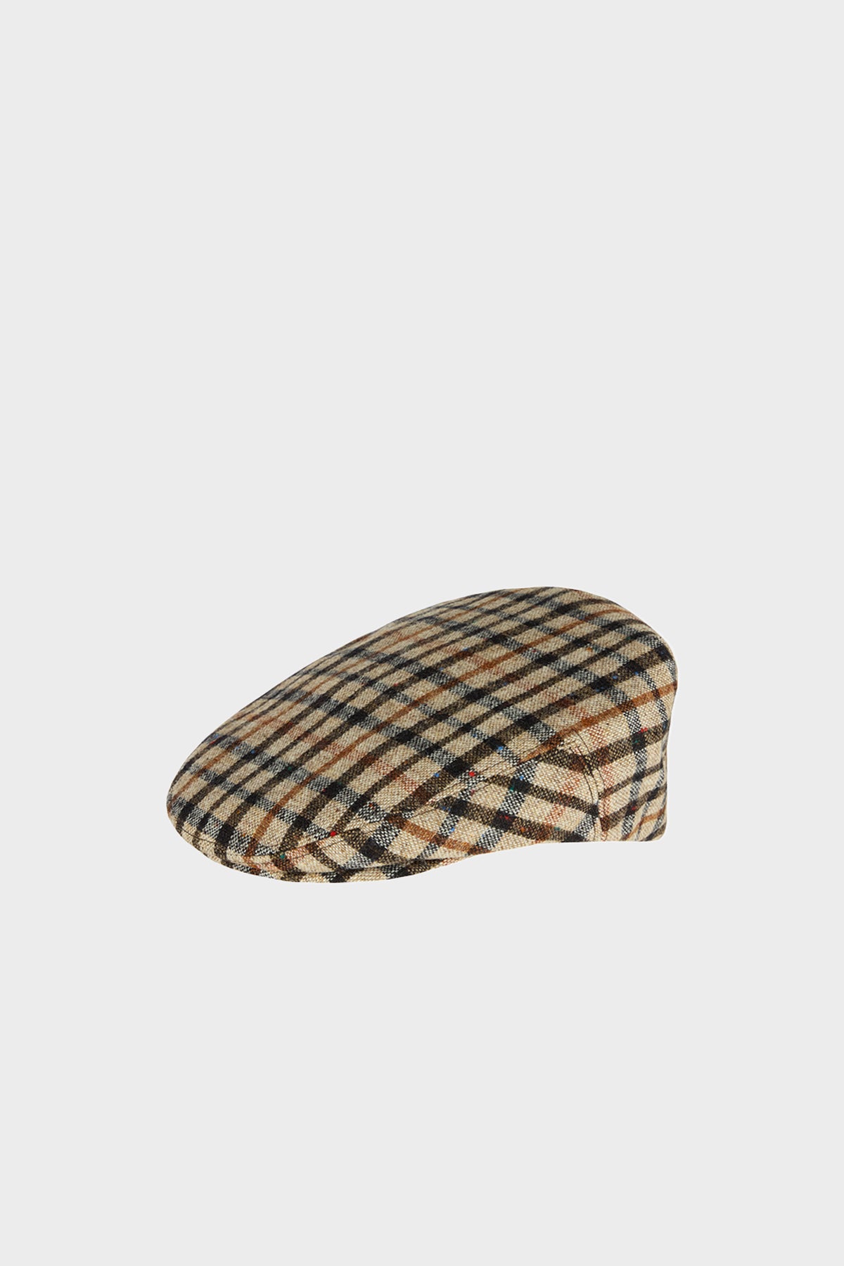 House Check Flat Cap