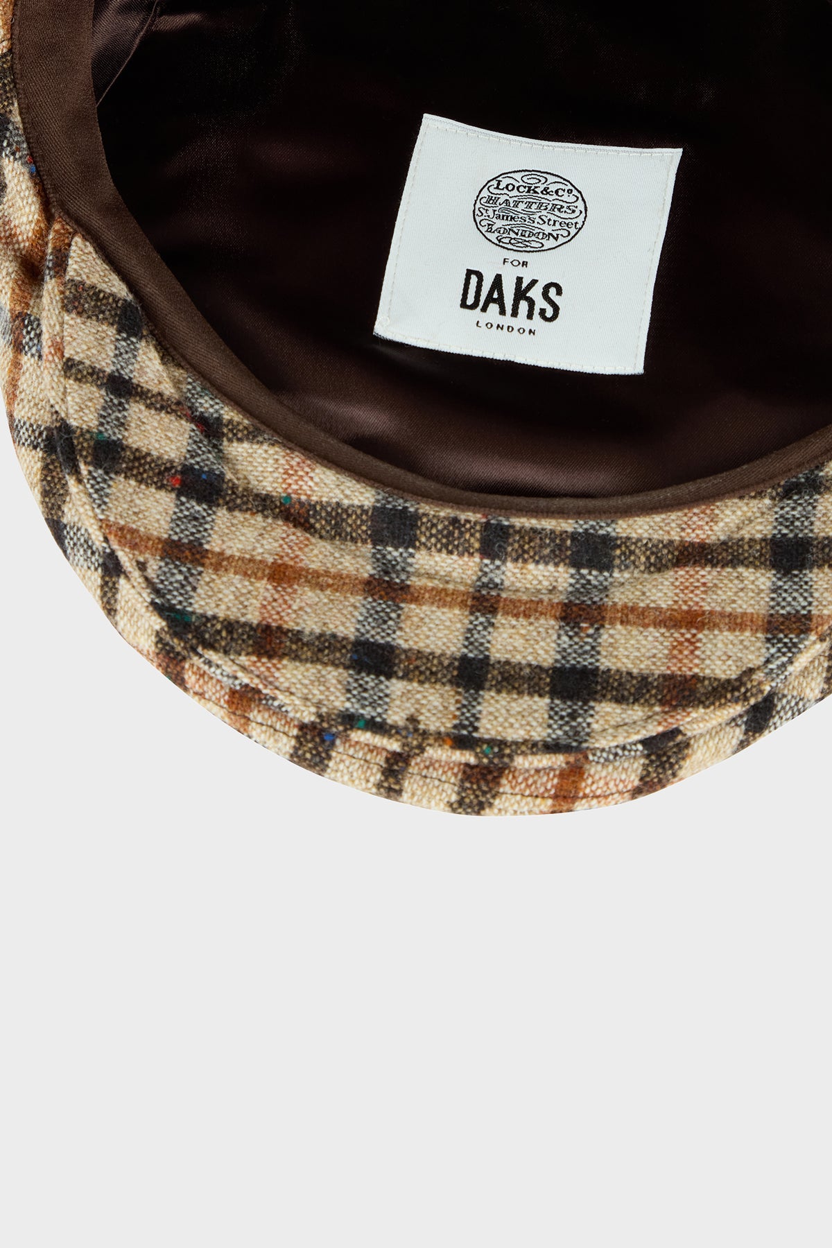 House Check Flat Cap