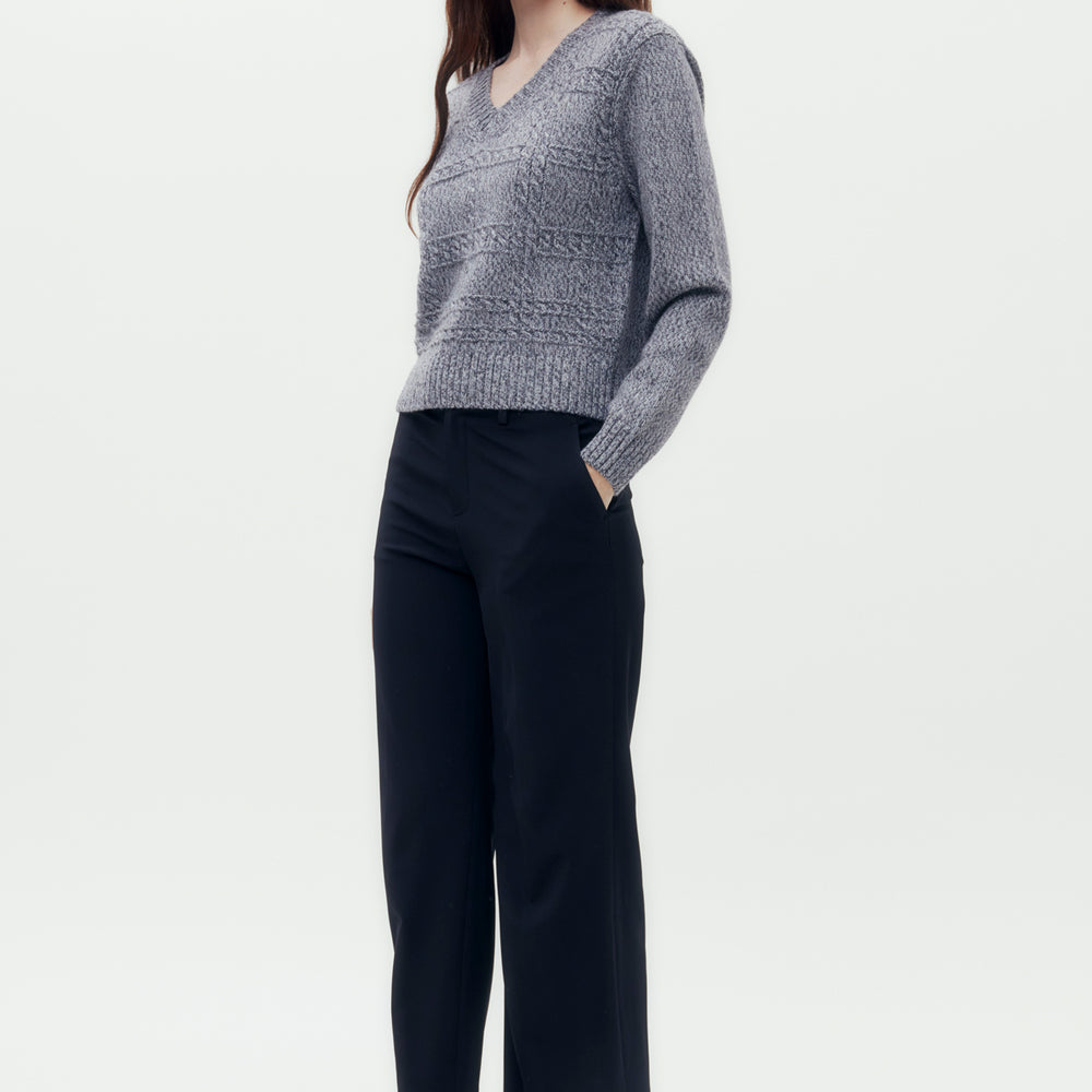 
                      
                        Anne Textured Check Sweater
                      
                    