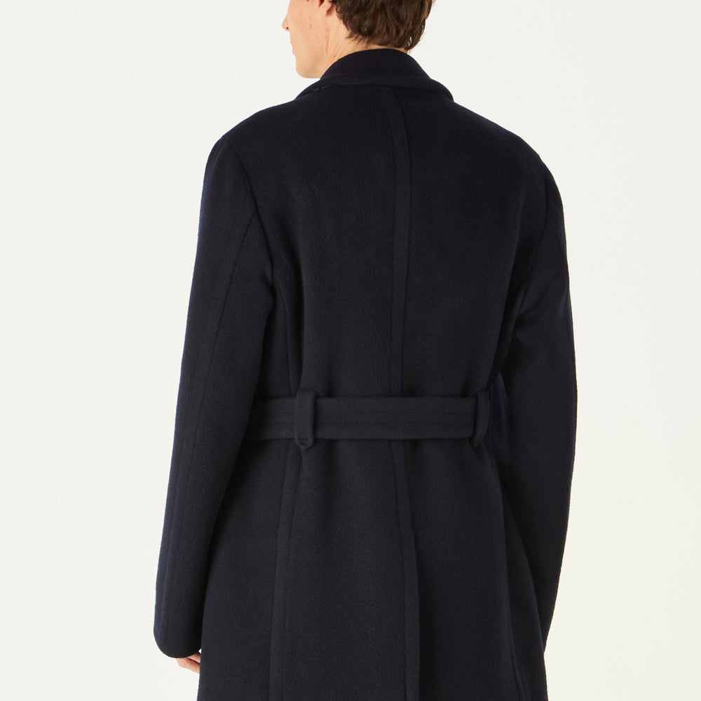 Belted Wool Peacoat