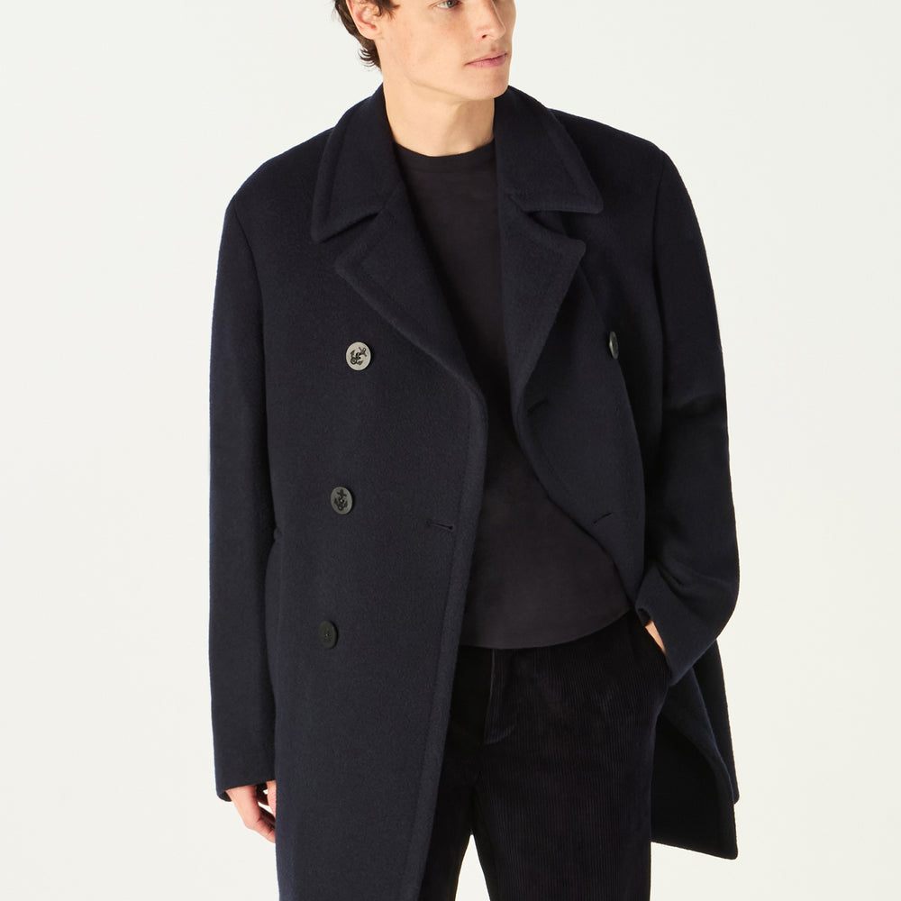 
                      
                        Belted Wool Peacoat
                      
                    