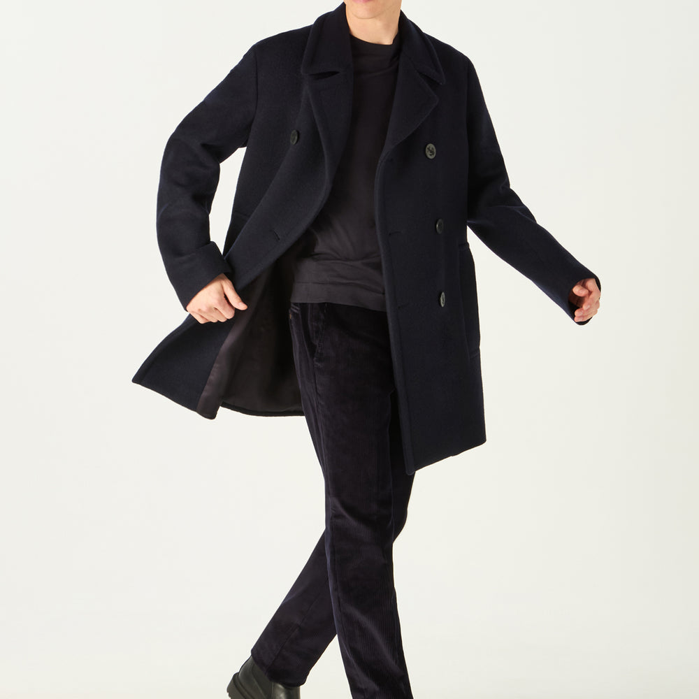 
                      
                        Belted Wool Peacoat
                      
                    