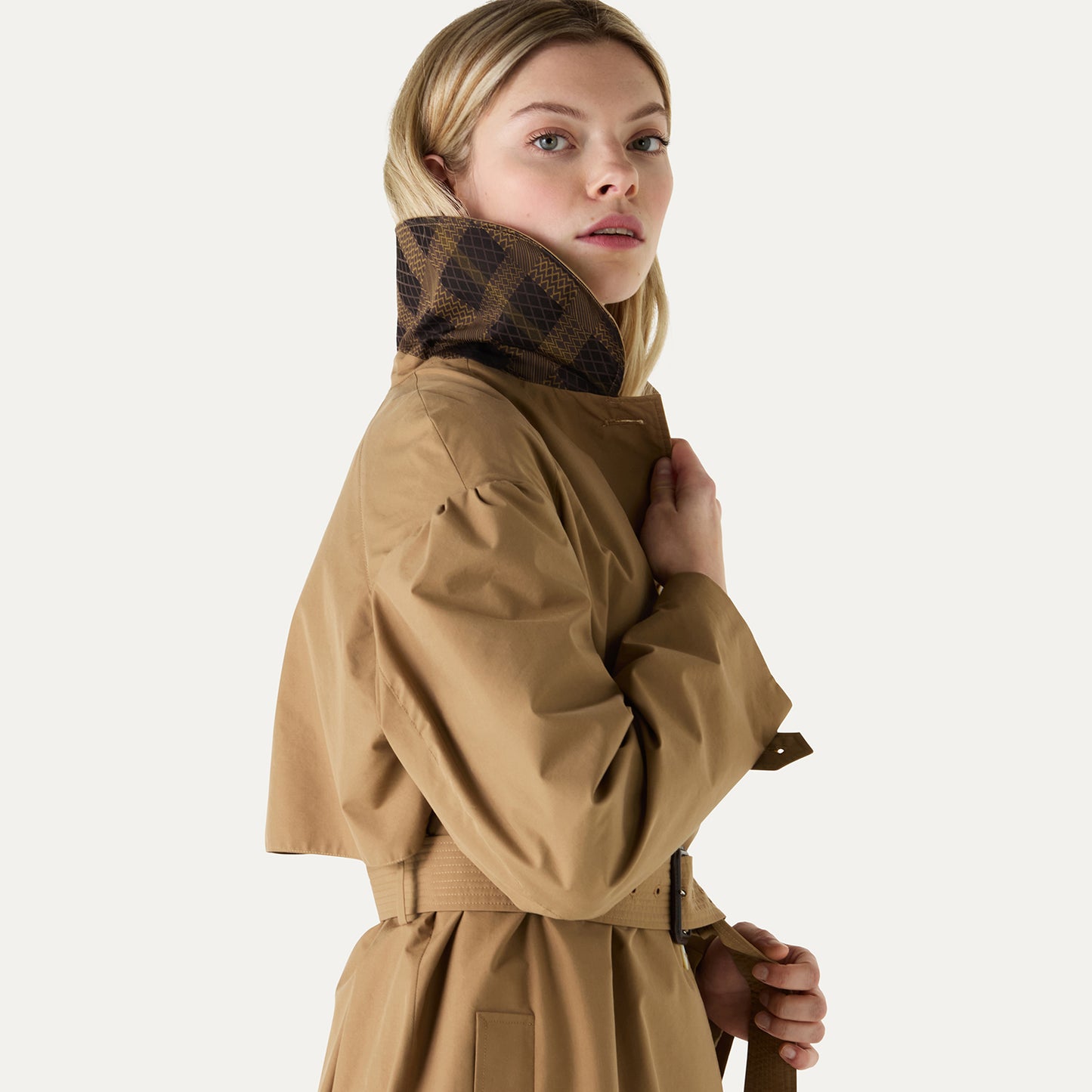 Silk Blended Trench Coat DAKS L