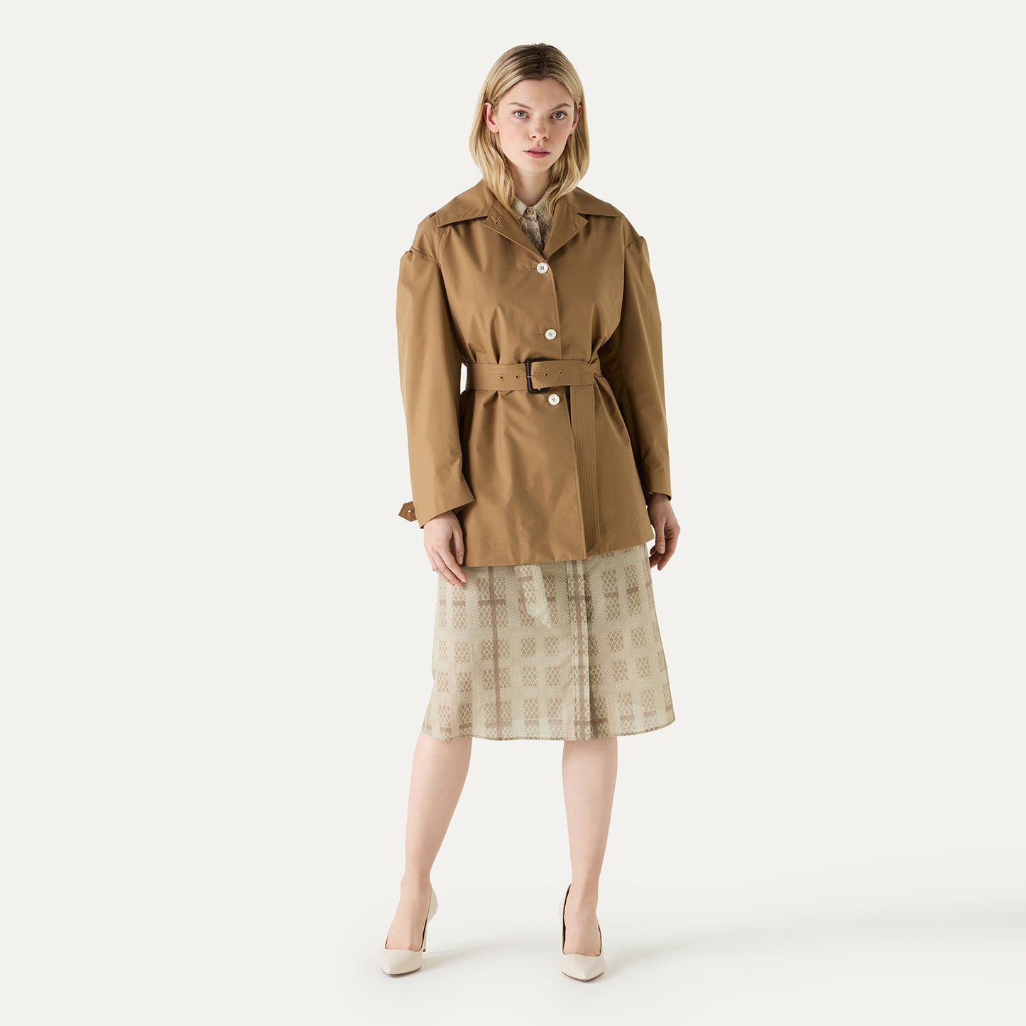 Silk Blended Trench Coat DAKS L