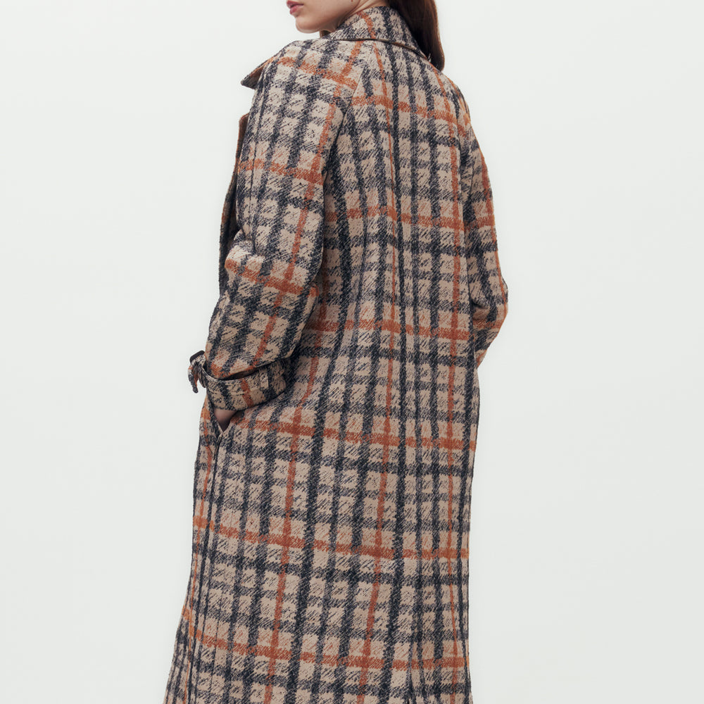 Pencil House Check Jacquard Coat