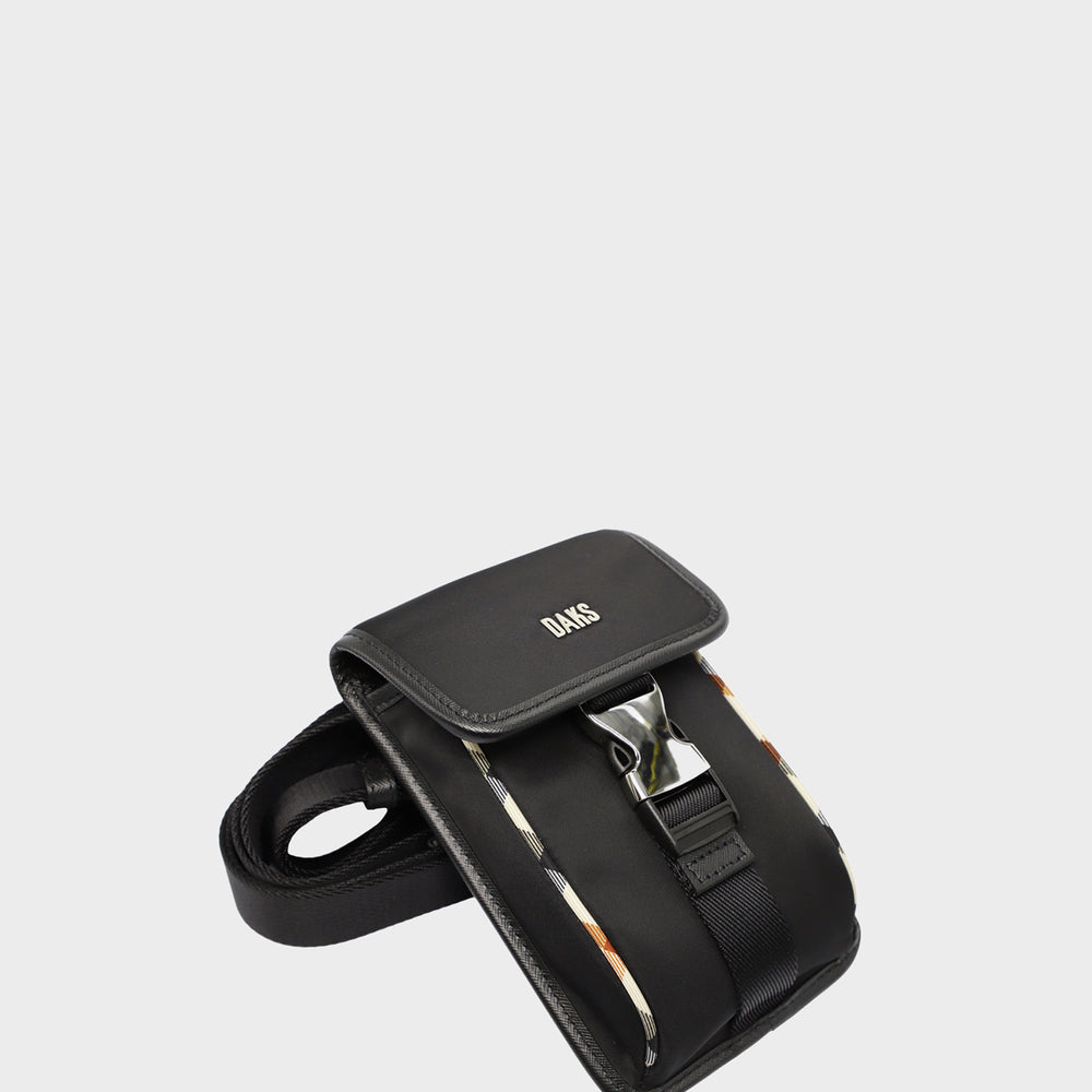 DAKS Logo Crossbody Phone Bag