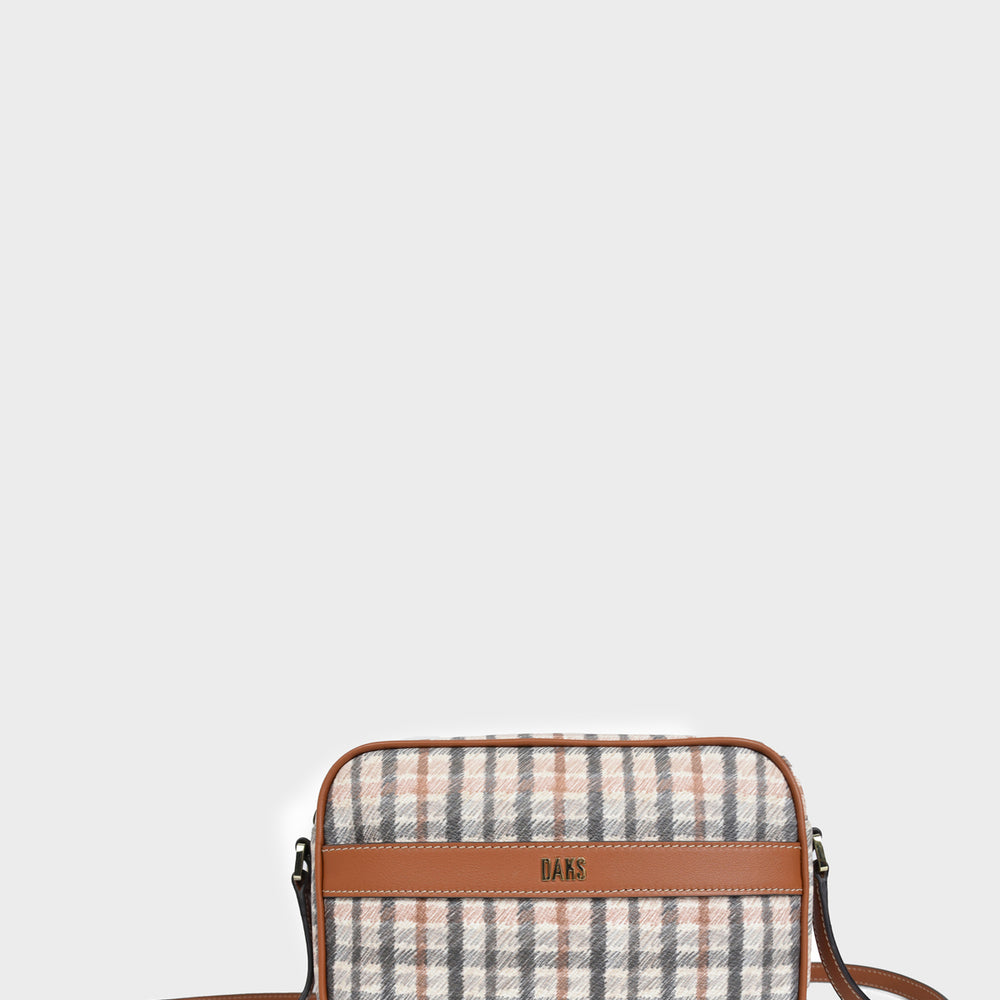 Pencil Check Crossbody Bag