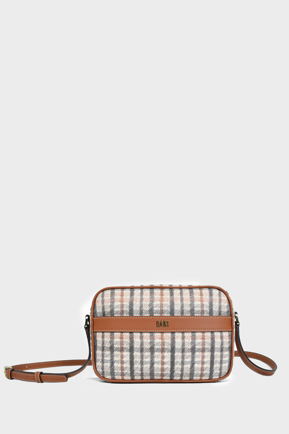 Pencil Check Crossbody Bag