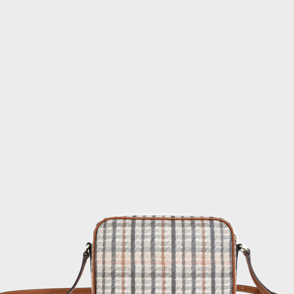 
                      
                        Pencil Check Crossbody Bag
                      
                    