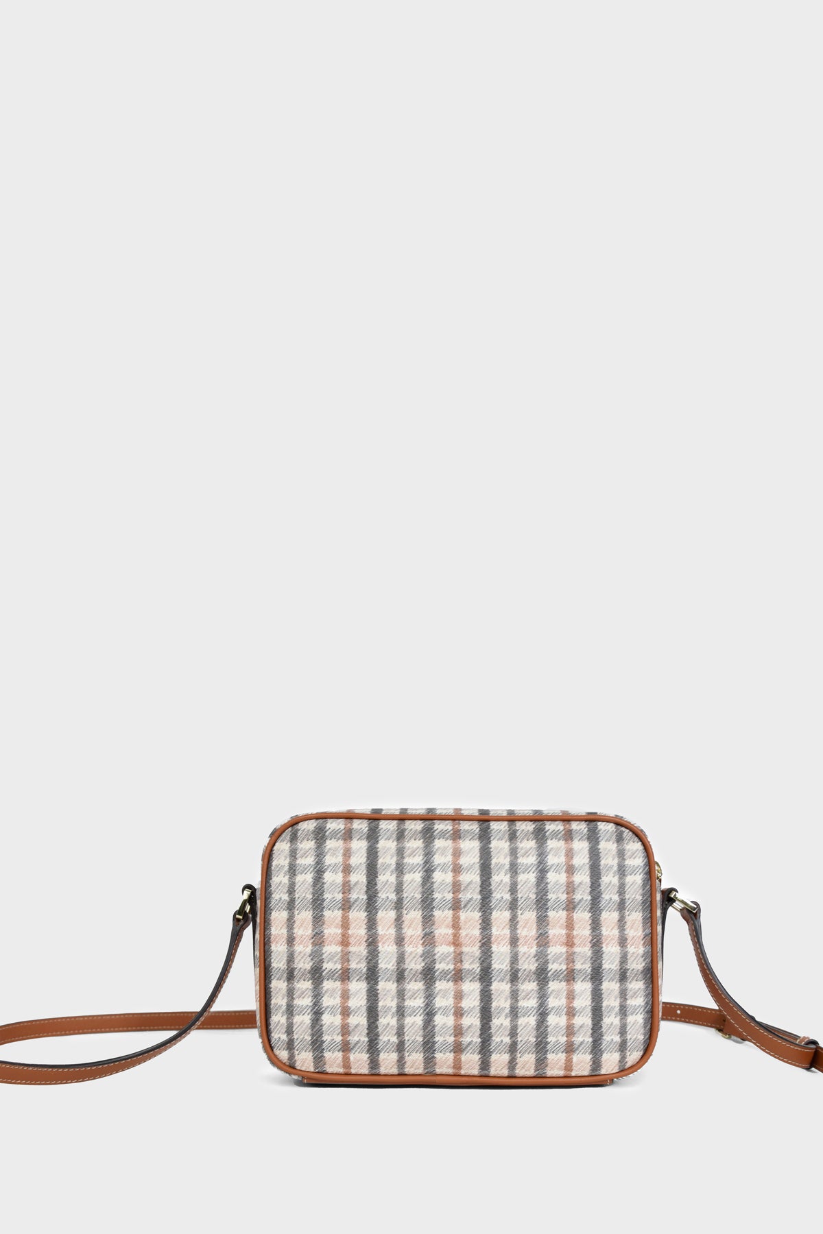 Pencil Check Crossbody Bag