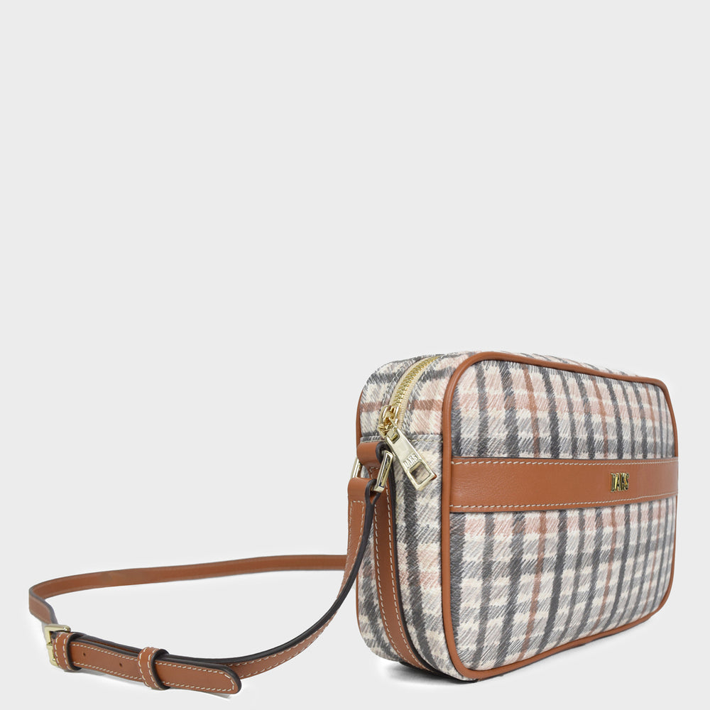 
                      
                        Pencil Check Crossbody Bag
                      
                    