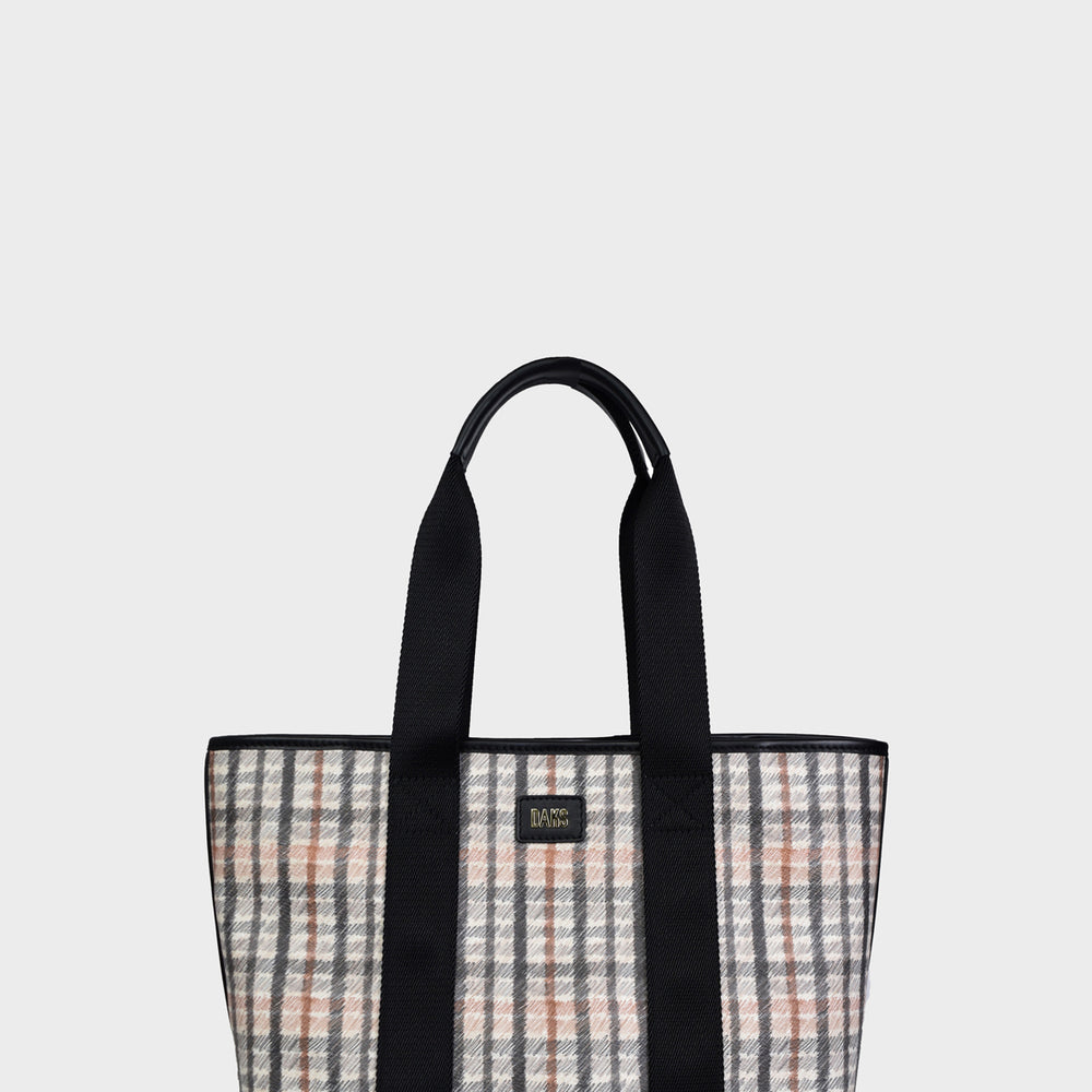 Pencil Check Tote Bag