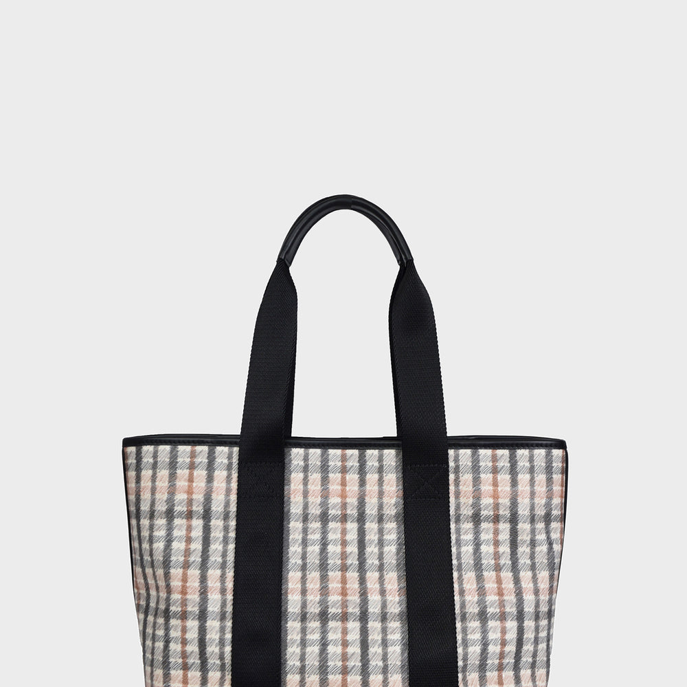 Pencil Check Tote Bag