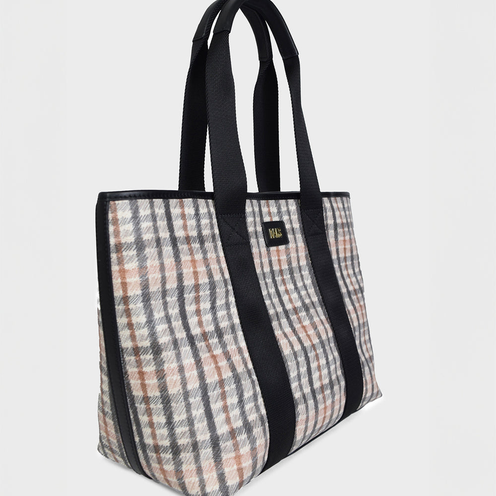 
                      
                        Pencil Check Tote Bag
                      
                    