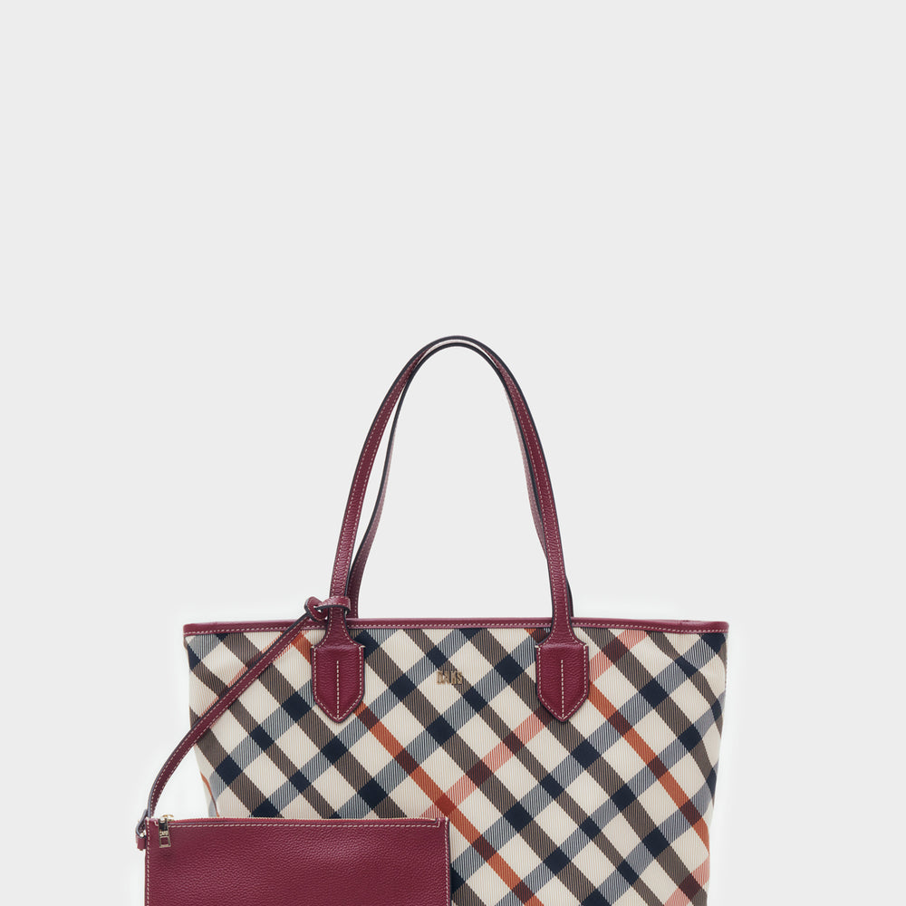 
                      
                        Bia House Check Tote Bag
                      
                    