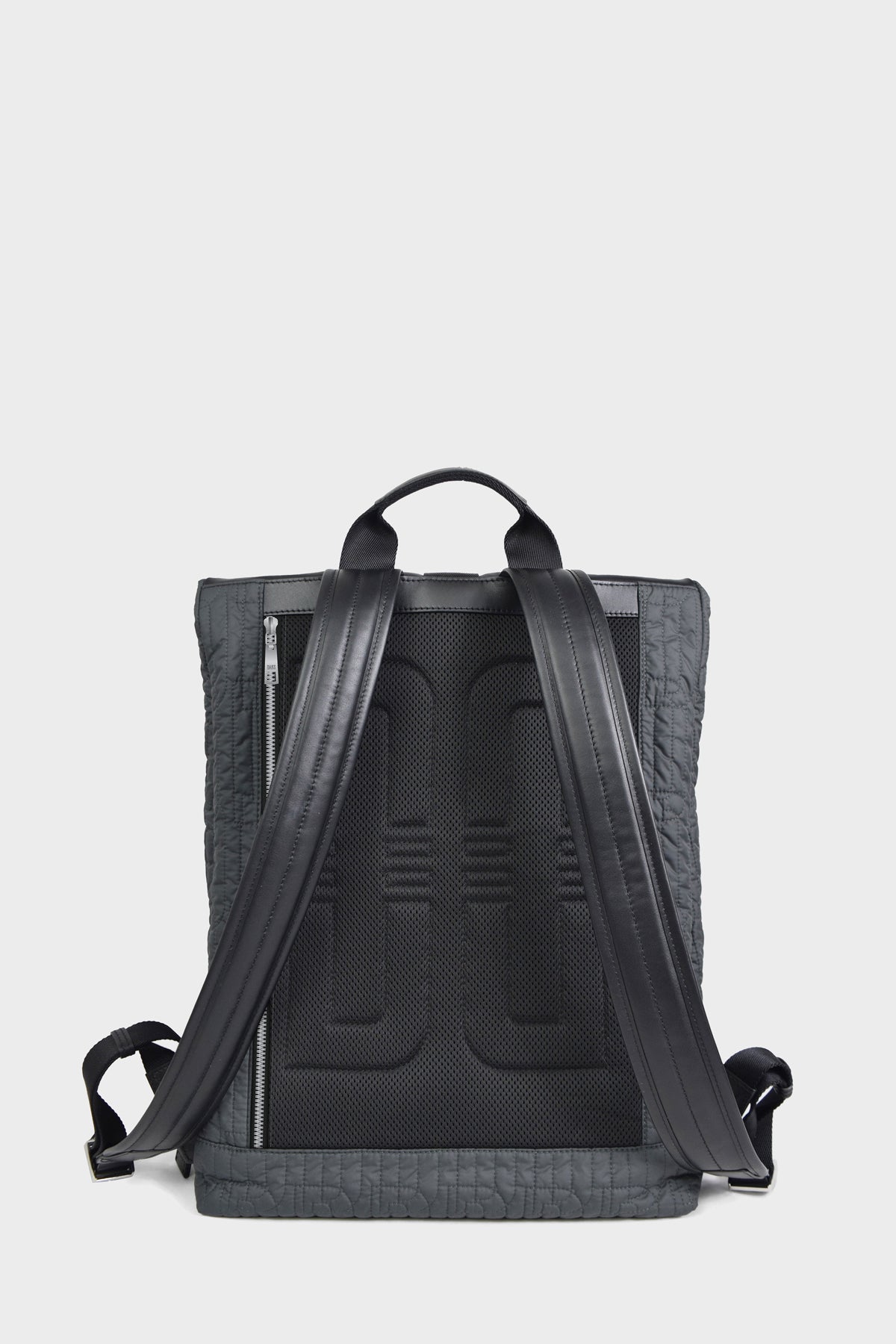 Logo Letter Quilted Backpack