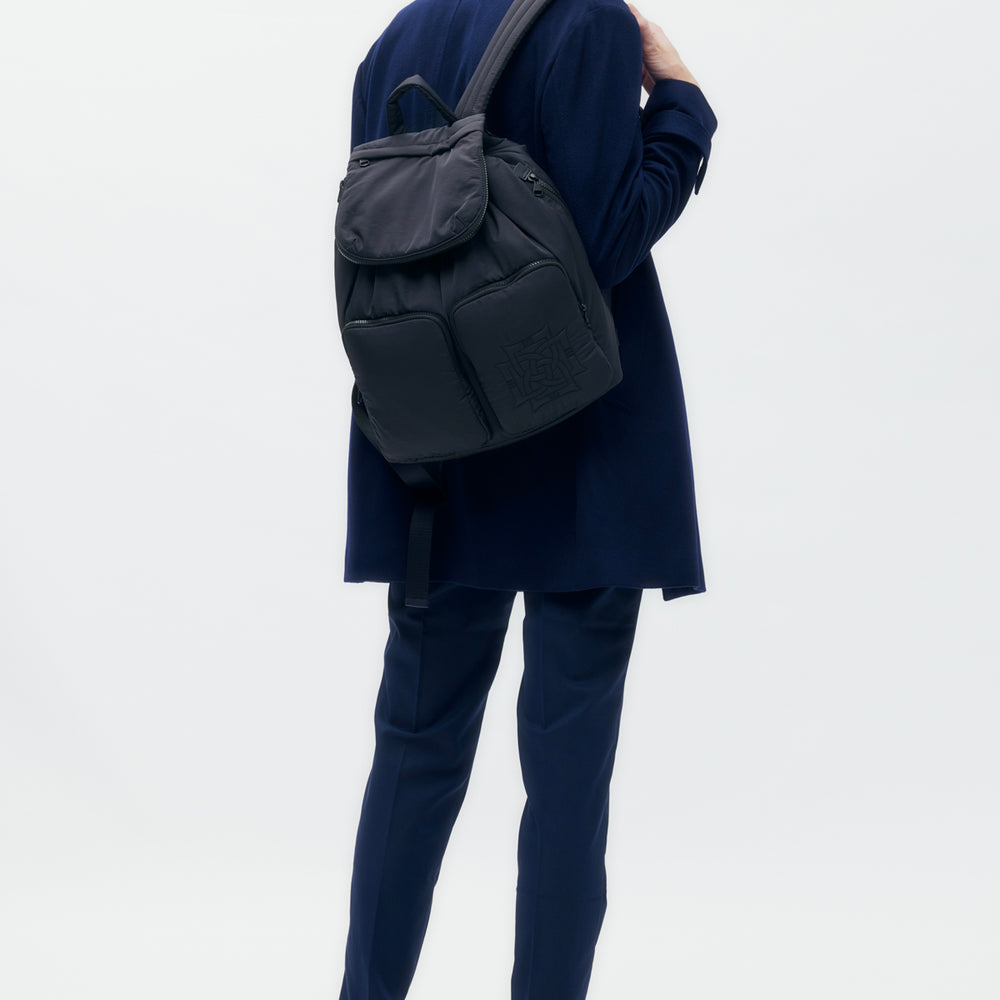 
                      
                        Interlocking DD Logo Puffer Backpack
                      
                    