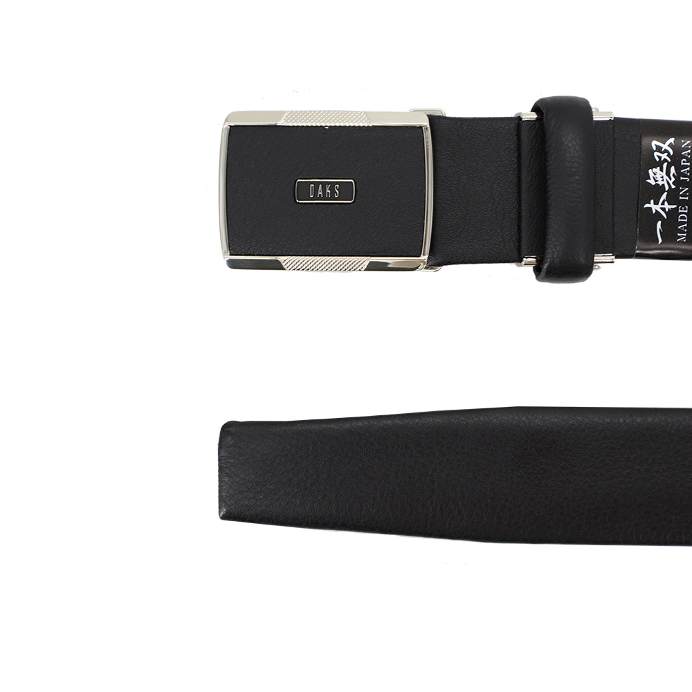 
                      
                        Leather Belt with DAKS Logo
                      
                    