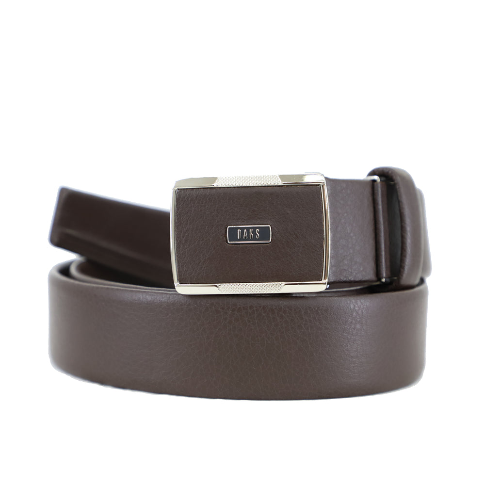 Leather Belt with DAKS Logo